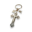 Picture of SILVER CROSS KEYCHAIN